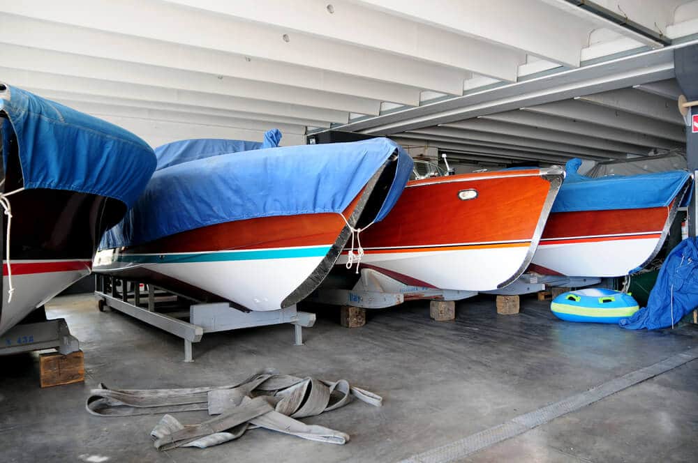 boats in storage