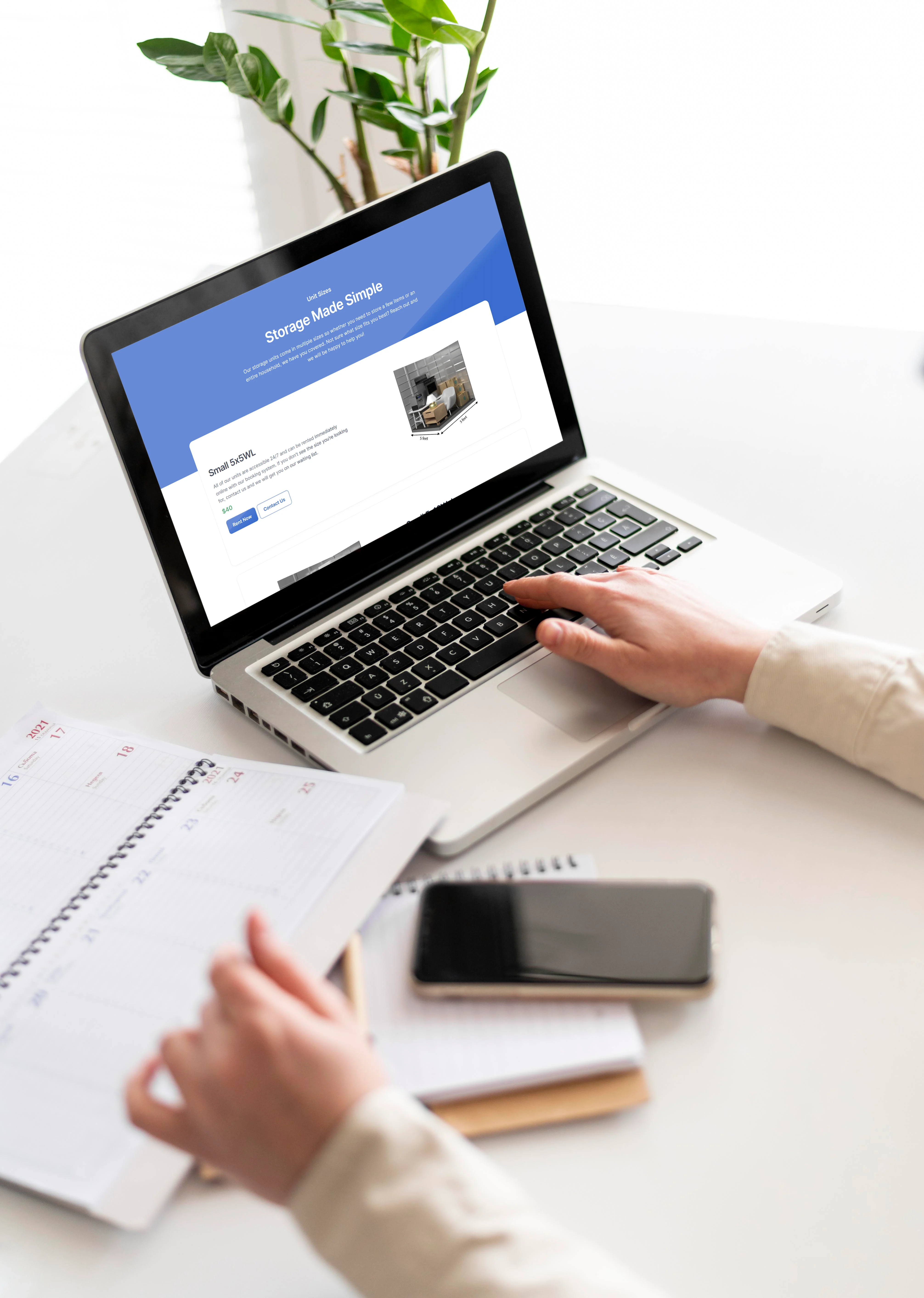 self storage website design