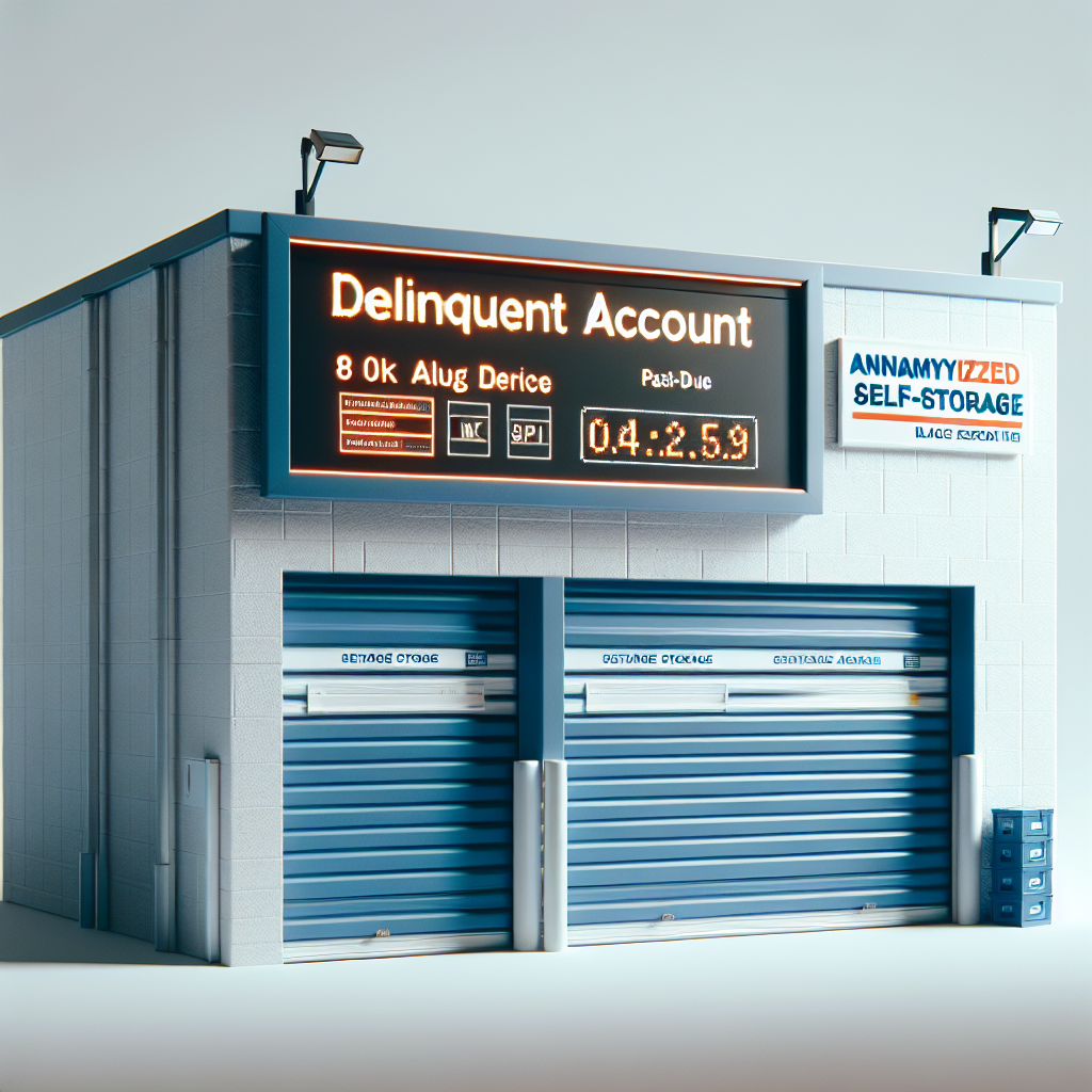  A self-storage delinquent customer account is considered past-due and a past-due is considered delinquent