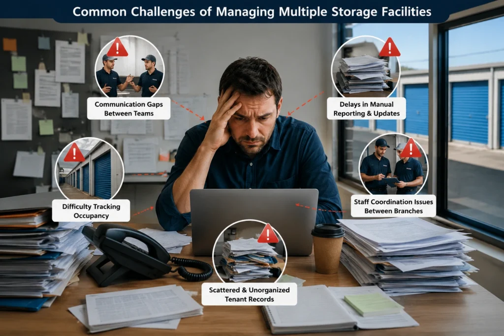Common challenges of managing multiple storage facilities
