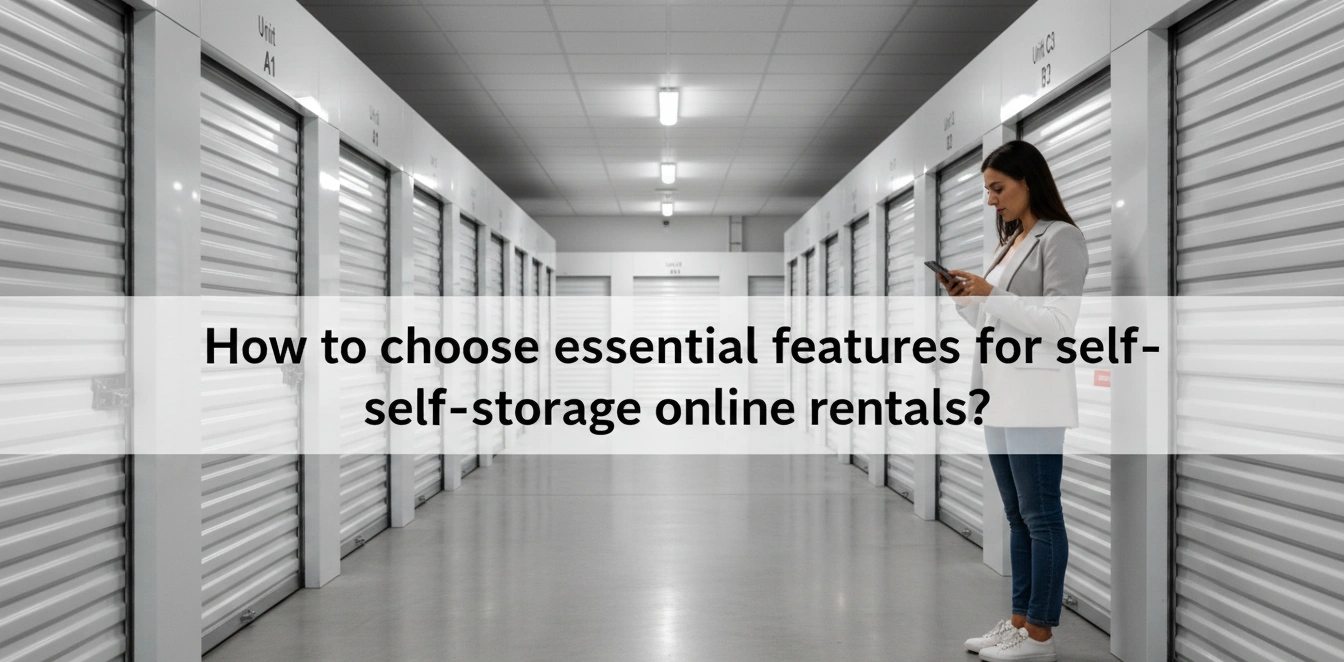How to choose essential features for self-storage online rentals?