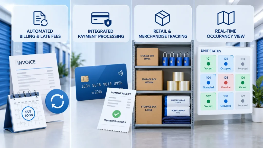 Core Features To Look For Self Storage Point of Sale Software
