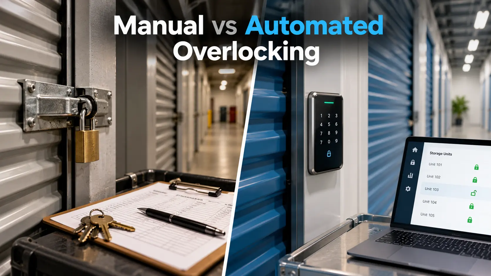 How to Eliminate Manual Overlocking in Self-Storage Using Automated Locks?