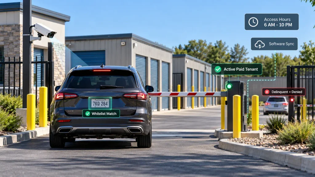 License Plate Recognition Gate Logic